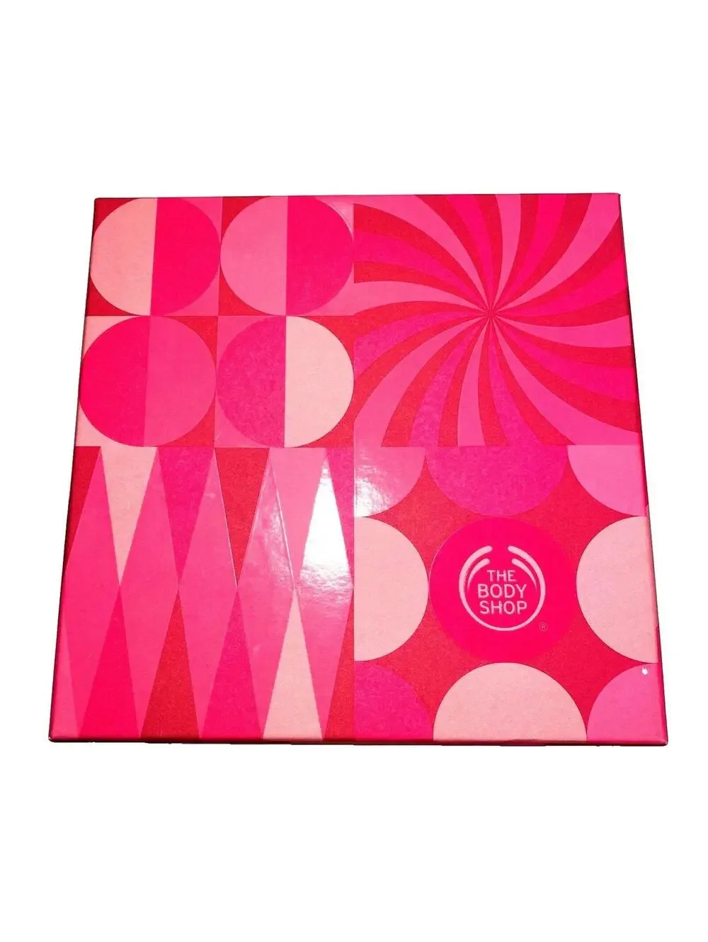 British Rose The Body Shop Gift Set Box Brand NEW Pink Body Wash Loofah Cream